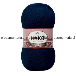 Włóczka NAKO ANGORA LUKS 100g kolor: 11458 / granat