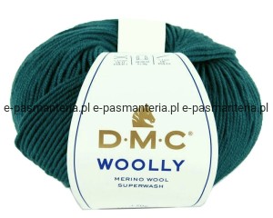 Włóczka DMC Woolly 100% wełna merino kol. 77 morski