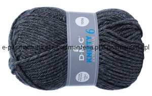 włóczka DMC KNITTY 6 kol. 786 / ciemny popielaty