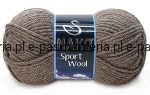 włóczka SPORT WOOL kolor:5667 / jasny brąz