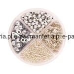 zestaw ozdób srebrny KNORR 6116647