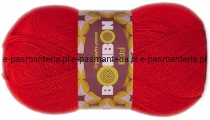 Włóczka BonBon Kristal 100gr kol. 98211 / czerwony