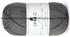 WŁÓCZKA DMC BABY COTTON 100% kol. 774 / ciemny popielaty