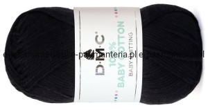 WŁÓCZKA DMC BABY COTTON 100% kol. 775 / czarny
