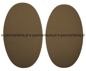 łaty poliestrowe 2 szt. kol.4 beż termoprzylepne 
