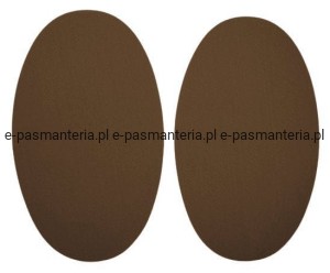 łaty poliestrowe 2 szt. kol.5 jasny brąz  termoprzylepne 