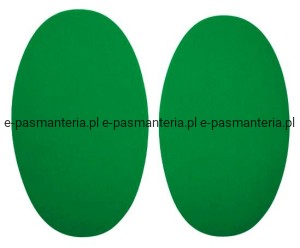 łaty poliestrowe 2 szt. kol.14 jasny zielony  termoprzylepne