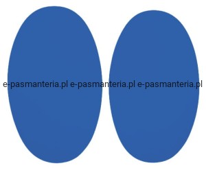 łaty poliestrowe 2 szt. kol.247 niebieski termoprzylepne 