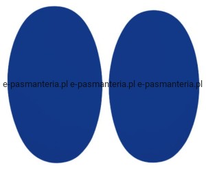 łaty poliestrowe 2 szt. kol.22 szafirowy  termoprzylepne 