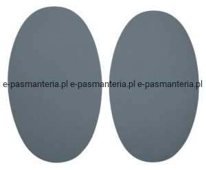 łaty poliestrowe 2 szt. kol.1 jasny popielaty  termoprzylepne