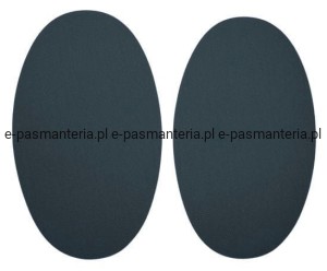 łaty poliestrowe 2 szt. kol.2 stalowy  termoprzylepne 