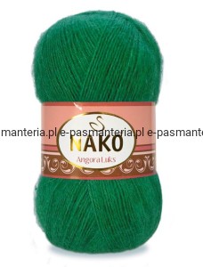 Włóczka ANGORA LUKS 100g kolor: 13871 / zielony