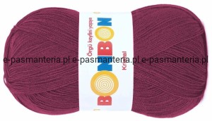 Włóczka BonBon Kristal 100gr kol. 98303 / bakłażanowy