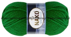 włóczka SPORT WOOL kolor: 11347 / zielony