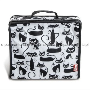 torba mini na przybory dziewiarskie/ krawieckie  PRYM 612087 "koty"  (1)