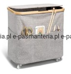  pojemnik składany na włóczkę PRYM 612055 "tkanina + bambus"