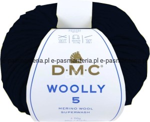 Włóczka DMC WOOLLY 5 kol. 173 / ciemny granatowy