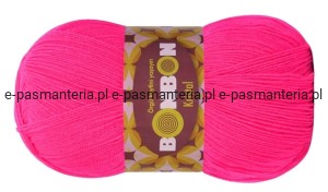 Włóczka BonBon Kristal 100gr kol. 98396 / neon róż