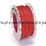 sznurek woskowany czerwony fi 1mm 21-2290420