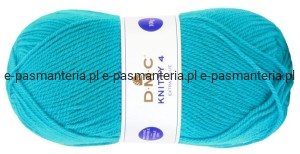 WŁÓCZKA DMC KNITTY 4 KOL.824/ niebieski turkusowy