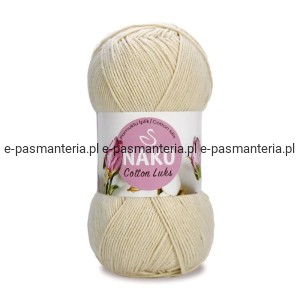 WŁÓCZKA NAKO COTTON LUKS 100gr kol. 97543 /ciepły beż
