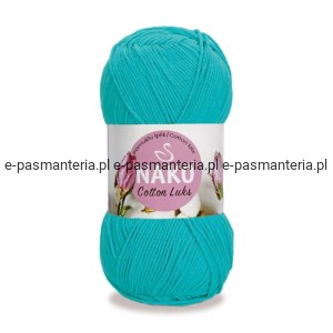 WŁÓCZKA NAKO COTTON LUKS 100gr kol. 97577 /turkusowy