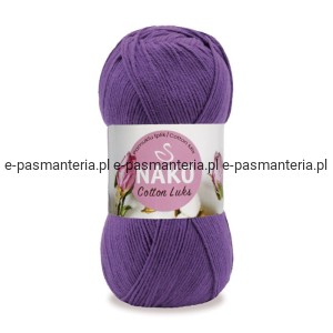 WŁÓCZKA NAKO COTTON LUKS 100gr kol. 97559 /lawendowy