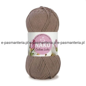 WŁÓCZKA NAKO COTTON LUKS 100gr kol. 97583 /kakaowy