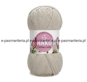 WŁÓCZKA NAKO COTTON LUKS 100gr kol. 97546 /beż 