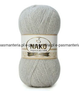 Włóczka ANGORA LUKS SIMLI 100g kolor: 969 /popiel