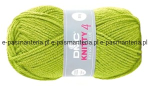 WŁÓCZKA DMC KNITTY 4 KOL. 582 / zielone jabłuszko