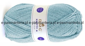 WŁÓCZKA DMC KNITTY 4 KOL.591 / NIEBIESKI DEKATYZOWANY