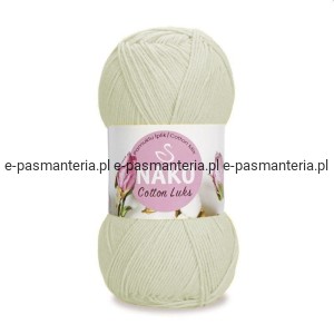 WŁÓCZKA NAKO COTTON LUKS 100gr kol. 97591 / jasny beż