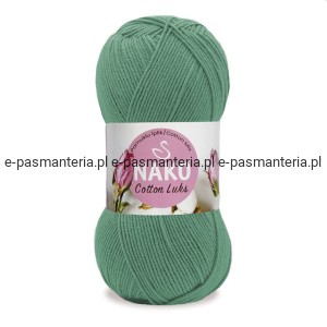 WŁÓCZKA NAKO COTTON LUKS 100gr kol.97589 / szałwiowy