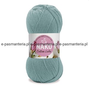 WŁÓCZKA NAKO COTTON LUKS 100gr kol. 97586 / szaroniebieski