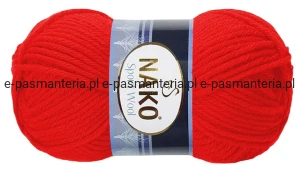 włóczka SPORT WOOL kolor: 4738 / ostry czerwony 