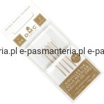 igły do haftu krzyżykowego pozłacane 24" DMC 6130/6 .