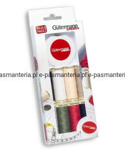 zestaw nici uniwersalnych Gutermann 100m + miarka krawiecka art. 734574