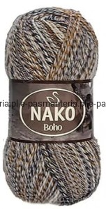 Włóczka skarpetkowa wełniana Nako Boho Desen kol. 87728