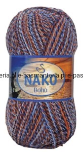 Włóczka skarpetkowa wełniana Nako Boho Desen kol. 87718