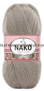 Włóczka NAKO ANGORA LUKS 100g kolor: 1199 /ciemny szary beż