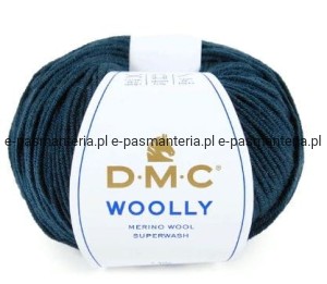 Włóczka DMC Woolly 100% wełna merino kol. 76 morski granat 
