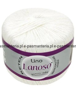 włóczka LANOSOS LINO kol. 955 / jasny ekri