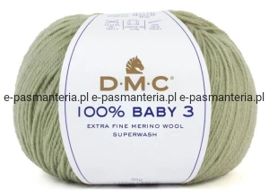 włóczka DMC 100% BABY  kol. 140 / szałwia