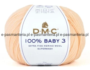 włóczka DMC 100% BABY  kol. 134 / morelowy
