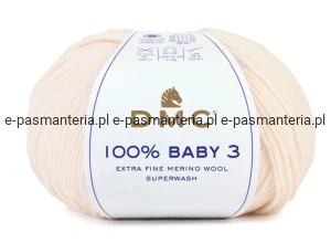 włóczka DMC 100% BABY  kol. 130 / delikatny róż