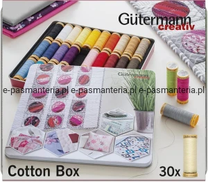 zestaw nici bawełnianych GUTERMANN  30kol. x 100mb 