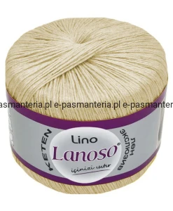 włóczka LANOSOS LINO kol. 905/ słomkowy