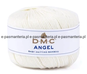 włóczka ANGEL DMC z bambusem 50gr kol.131 ekri