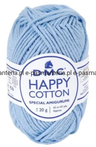 włóczka HAPPY COTTON DMC 751 / błękitny